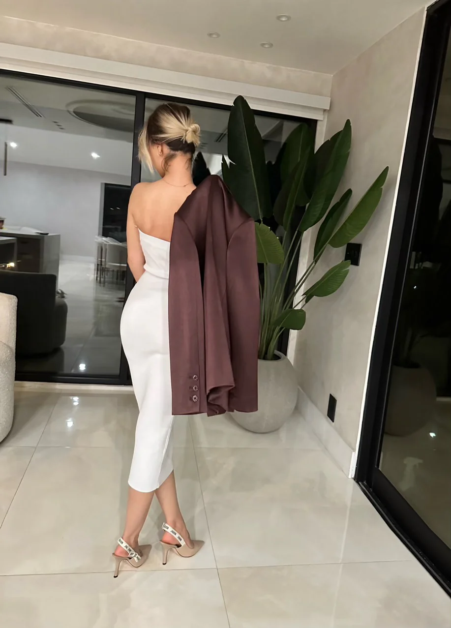 'Ava' White Dress - Image 2