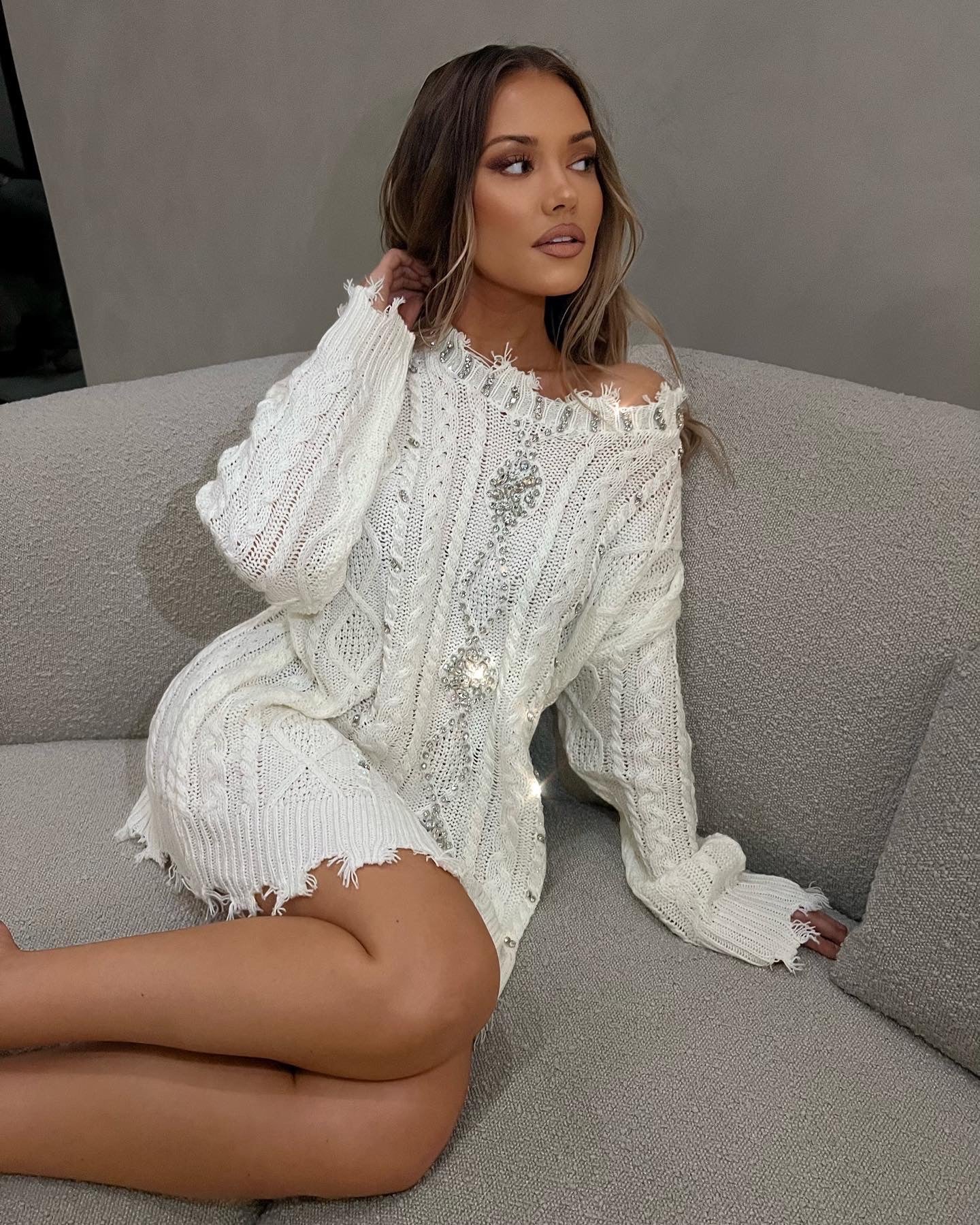'Andrea' Sweater Dress - Image 2