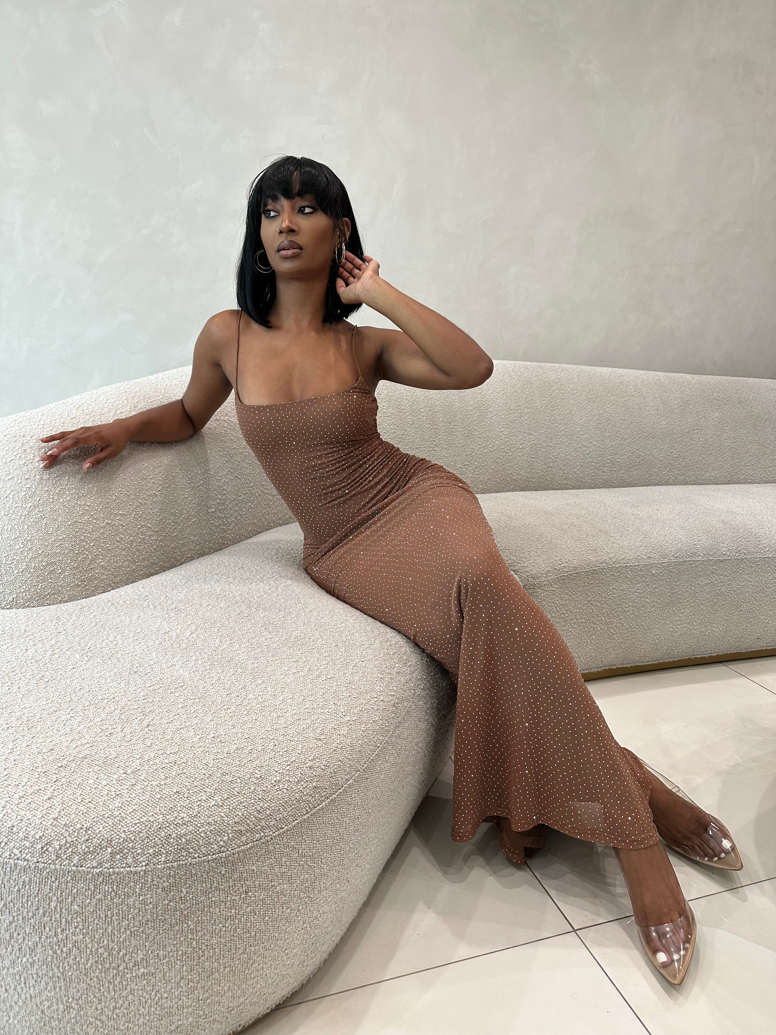 ‘Sky' Sparkle Bodycon Dress - Image 2