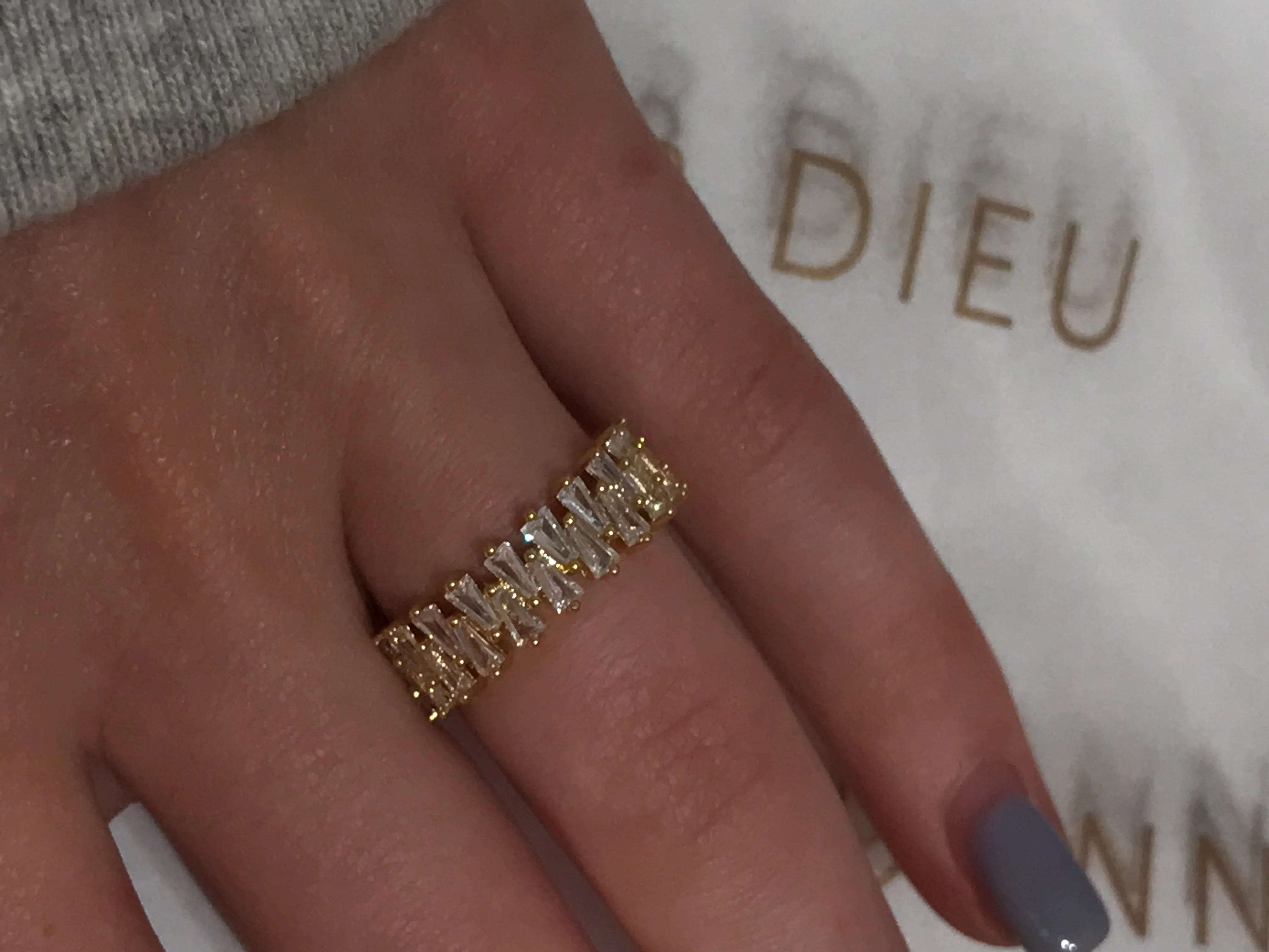 “Crown” gold plated ring - Image 2