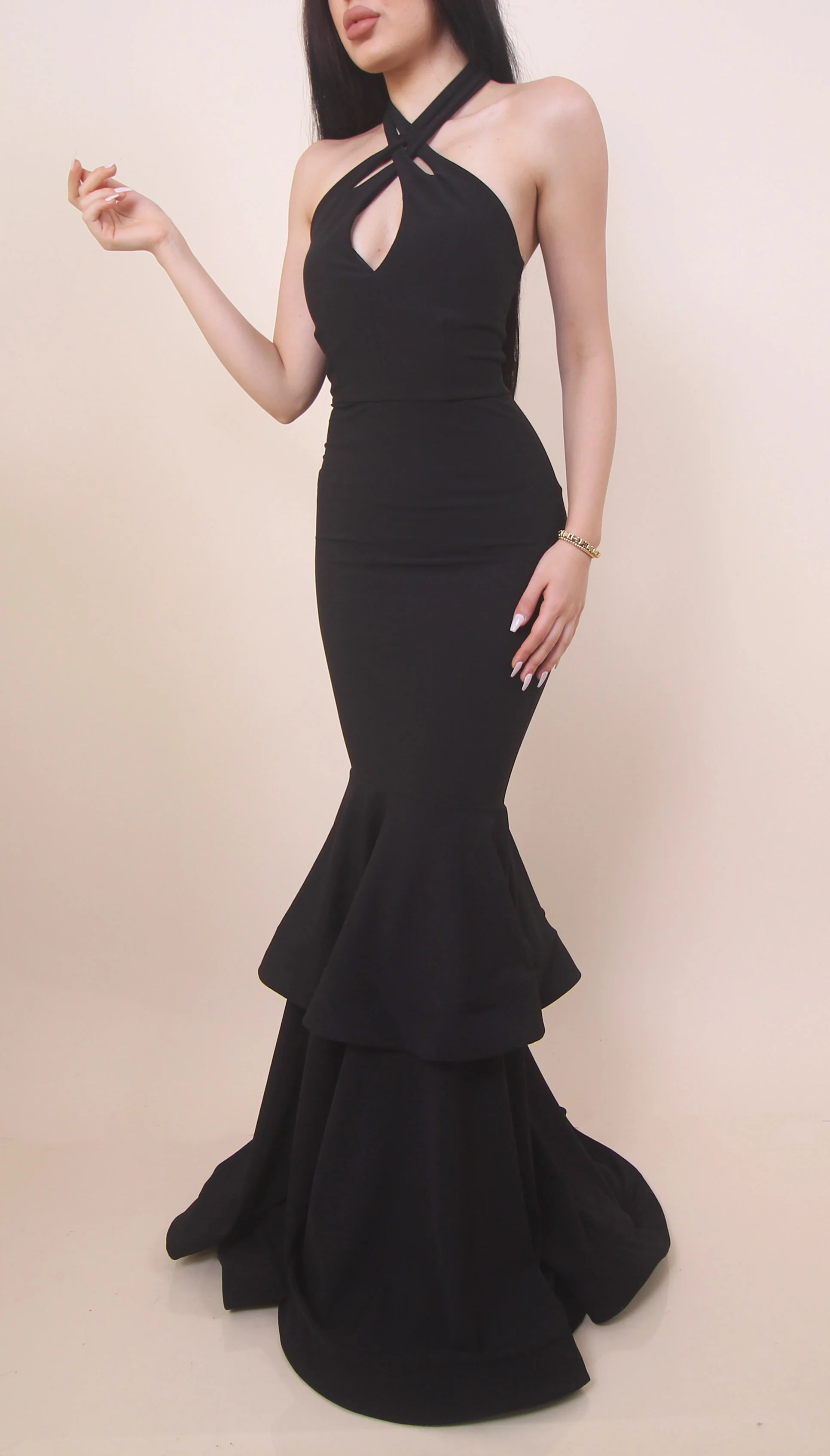 'GRACE' Black Gown - Image 3