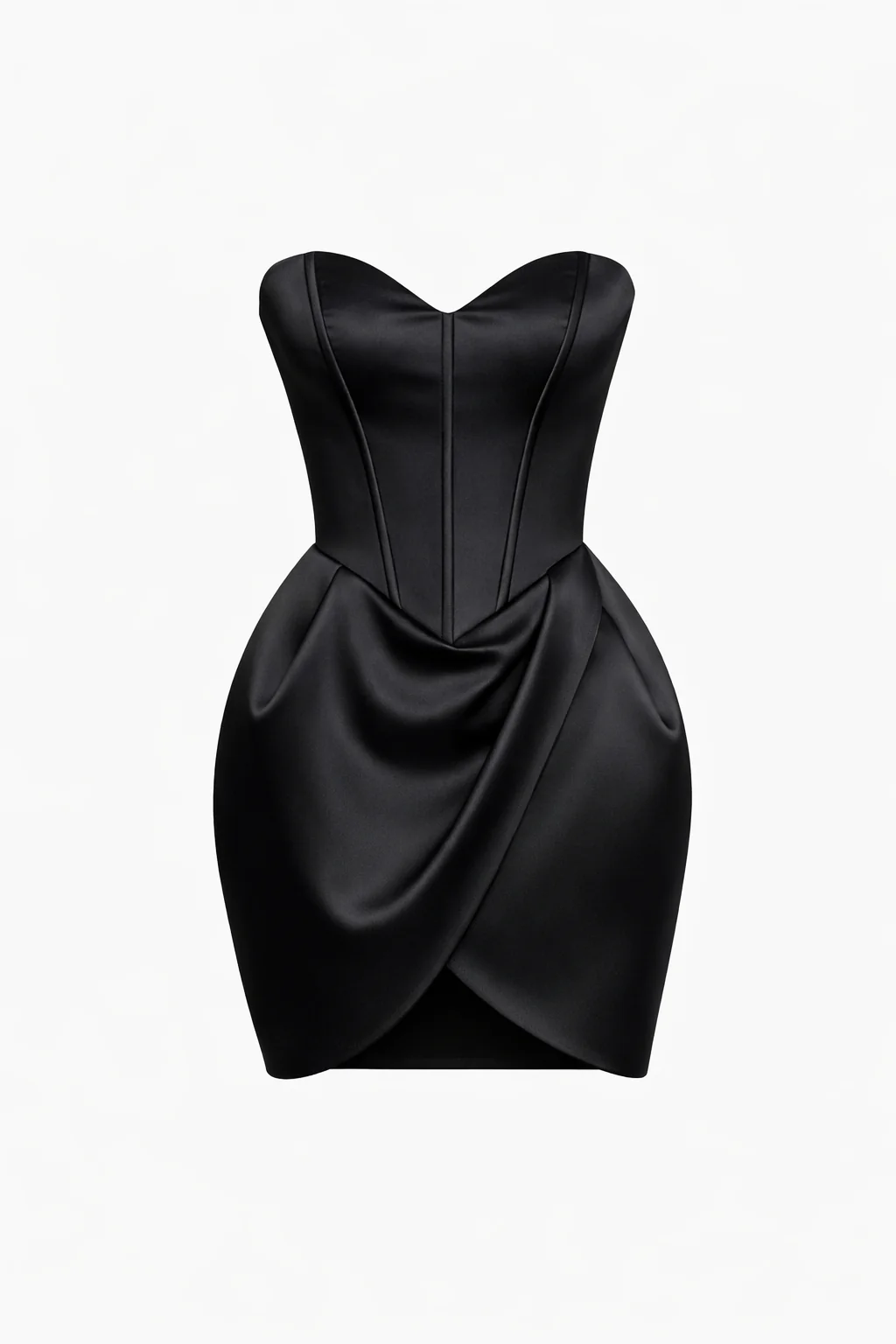 “Kailene ” corset dress in black