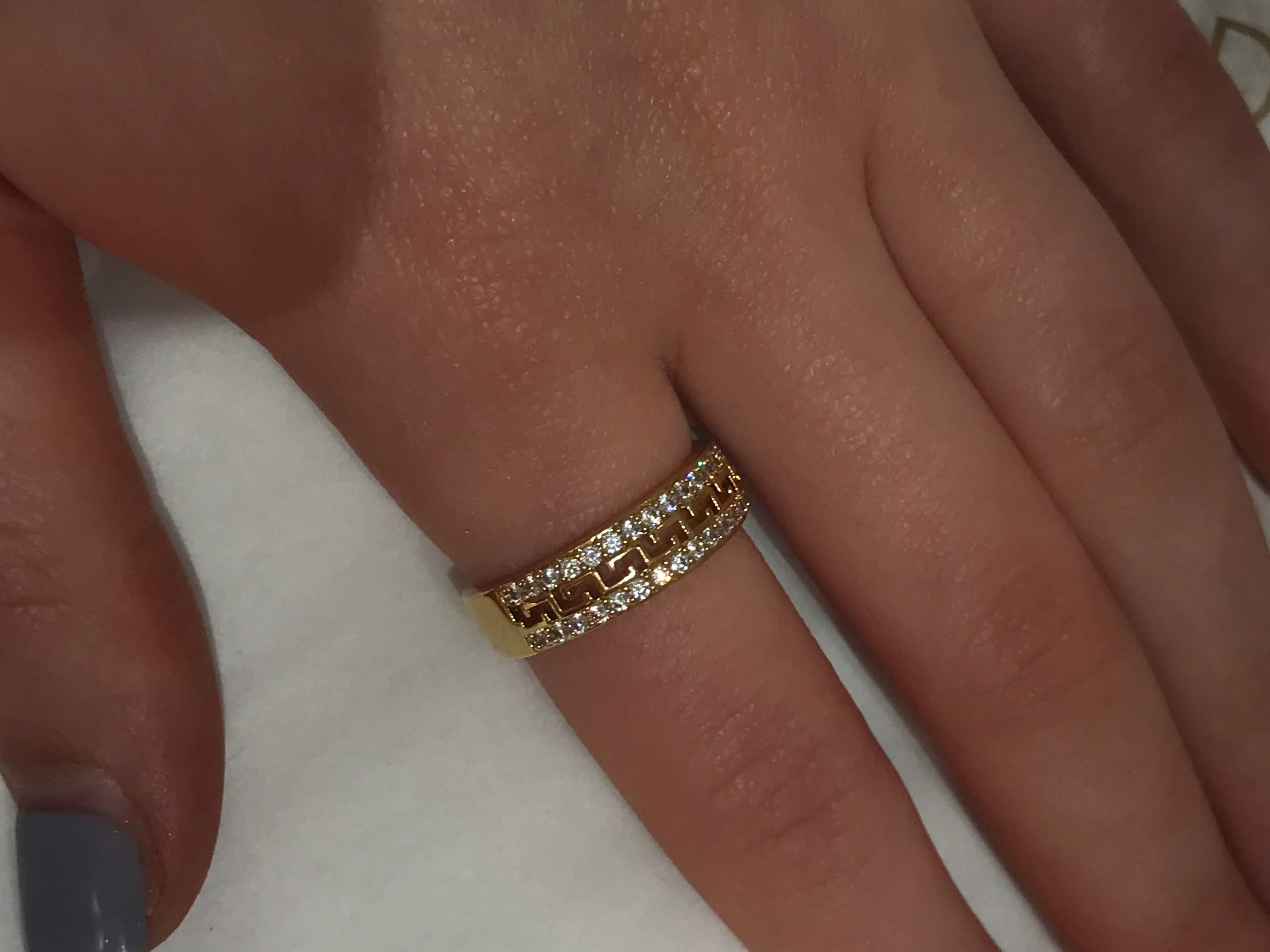 “Journey” gold plated ring - Image 2