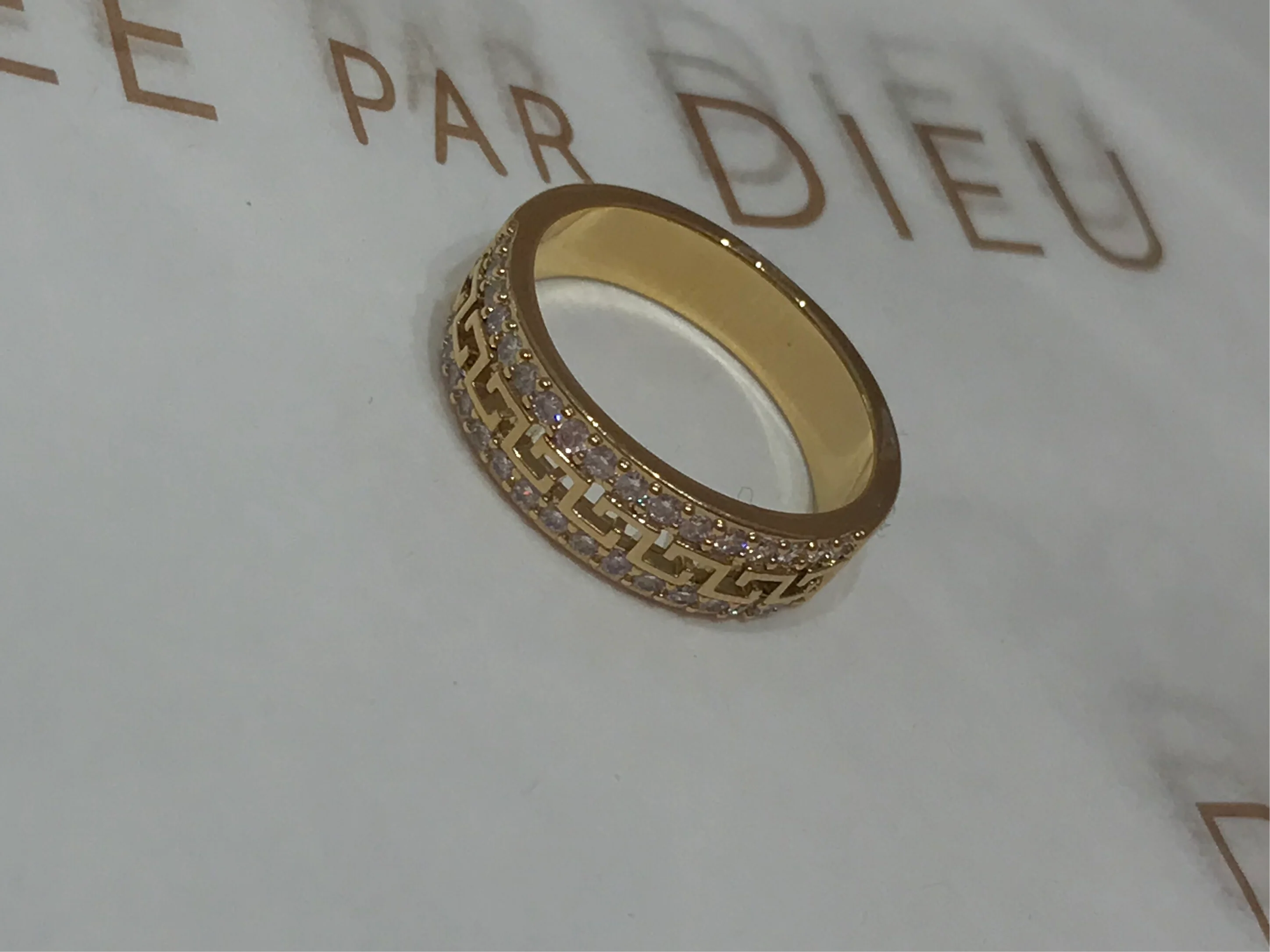 “Journey” gold plated ring - Image 3