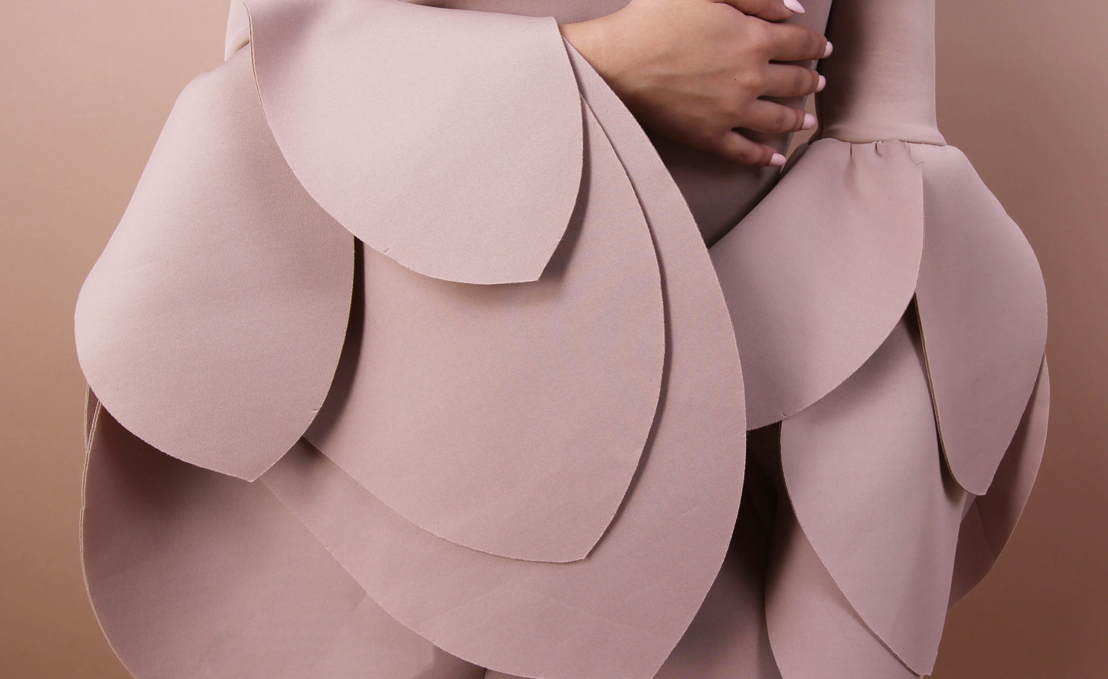 ‘MONICA' Dress in Nude - Image 3