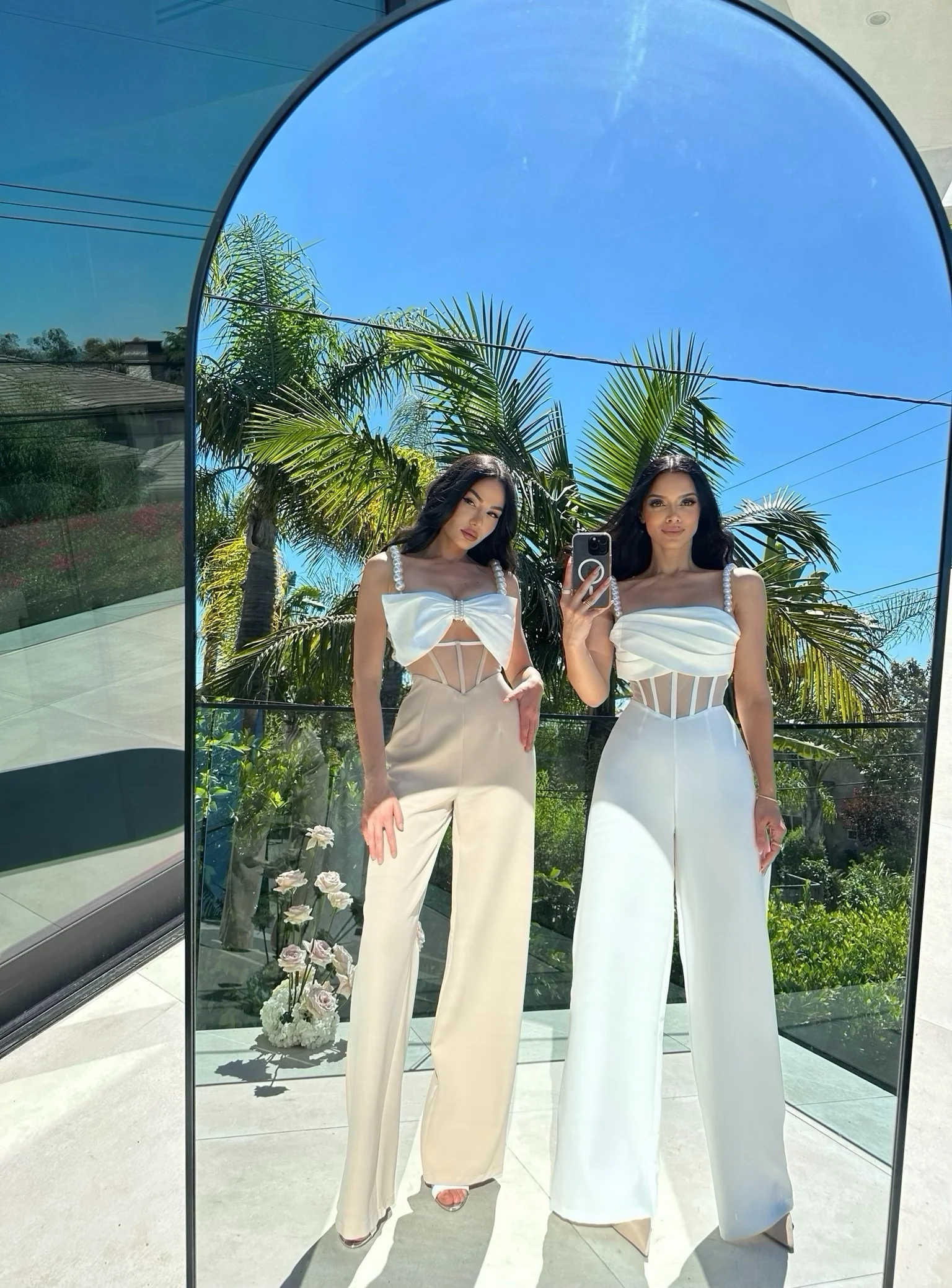 ‘Pearl Bow’ jumpsuit