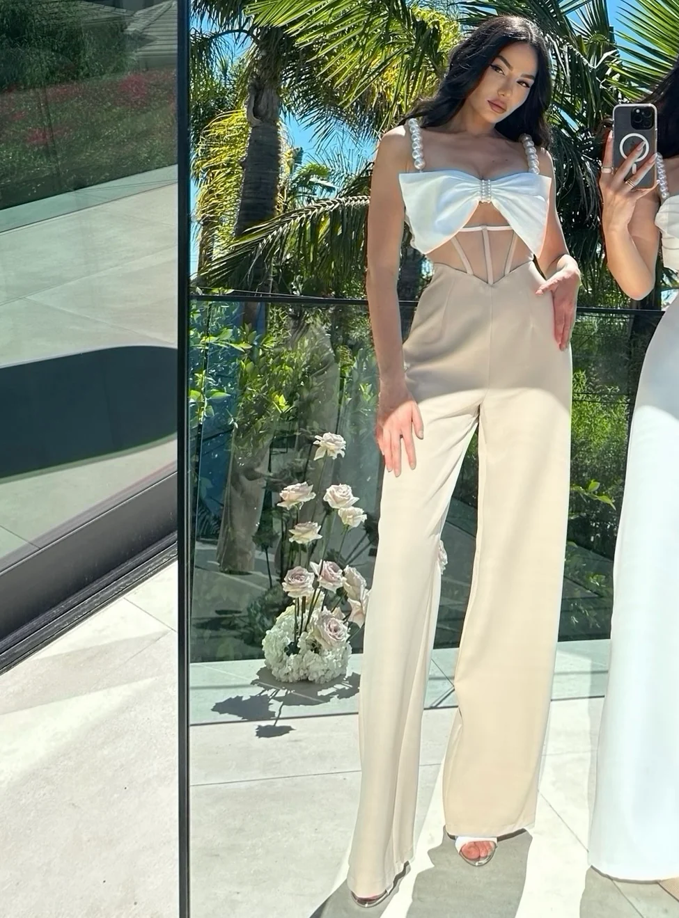 ‘Pearl Bow’ jumpsuit - Image 2