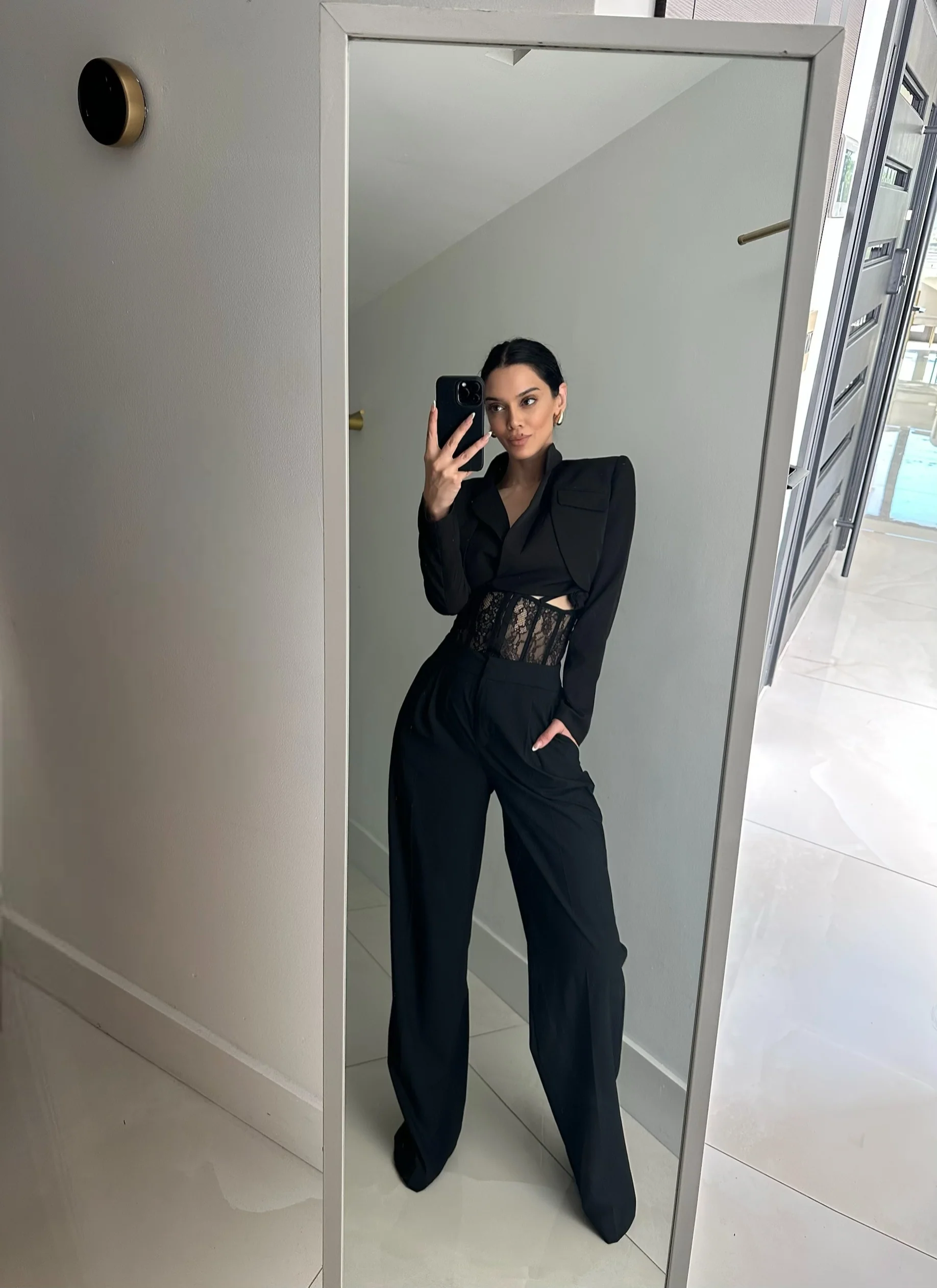 “Sigma” lace corset trousers - Image 2