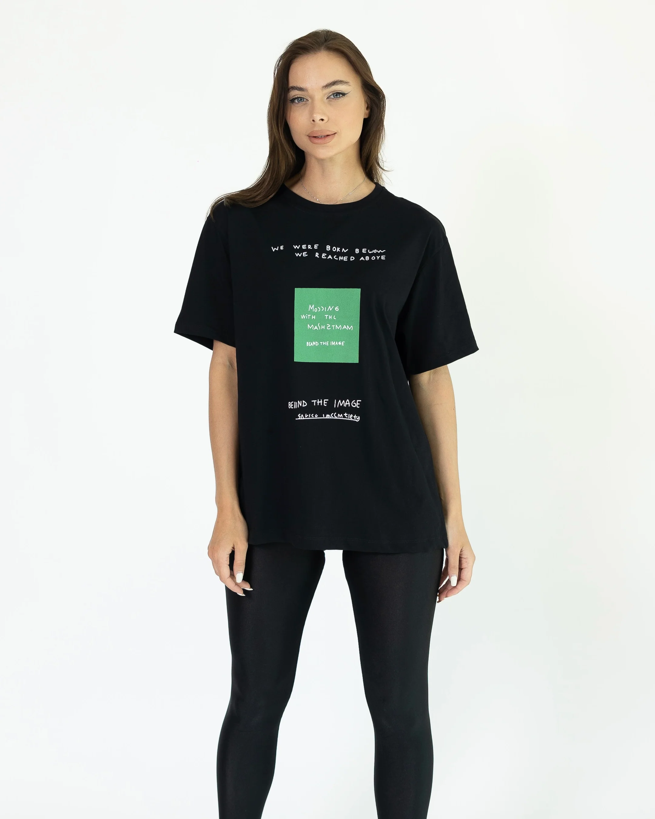 'Taylor' Black T-Shirt - Image 3