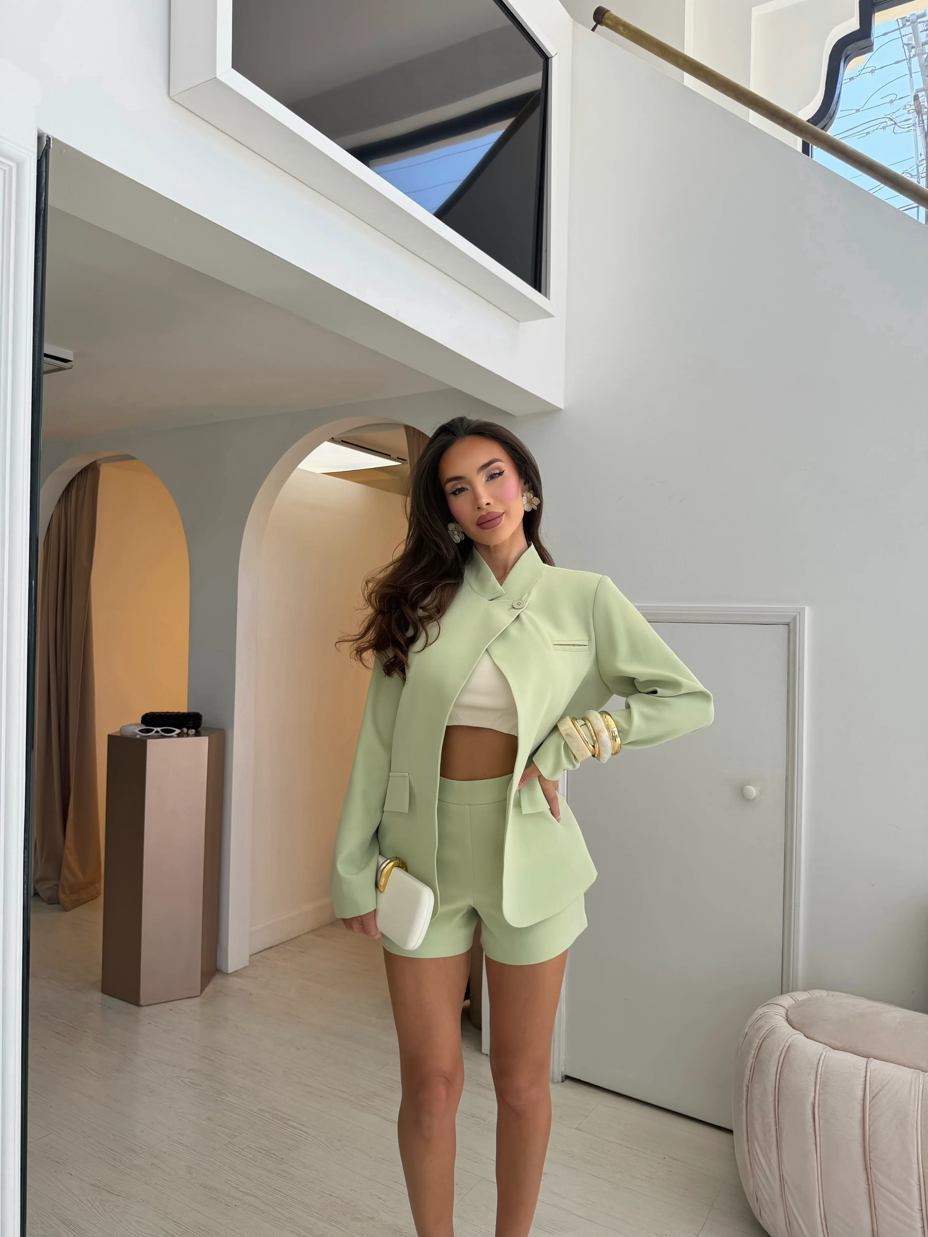 “Tea” blazer and shorts set - Image 2