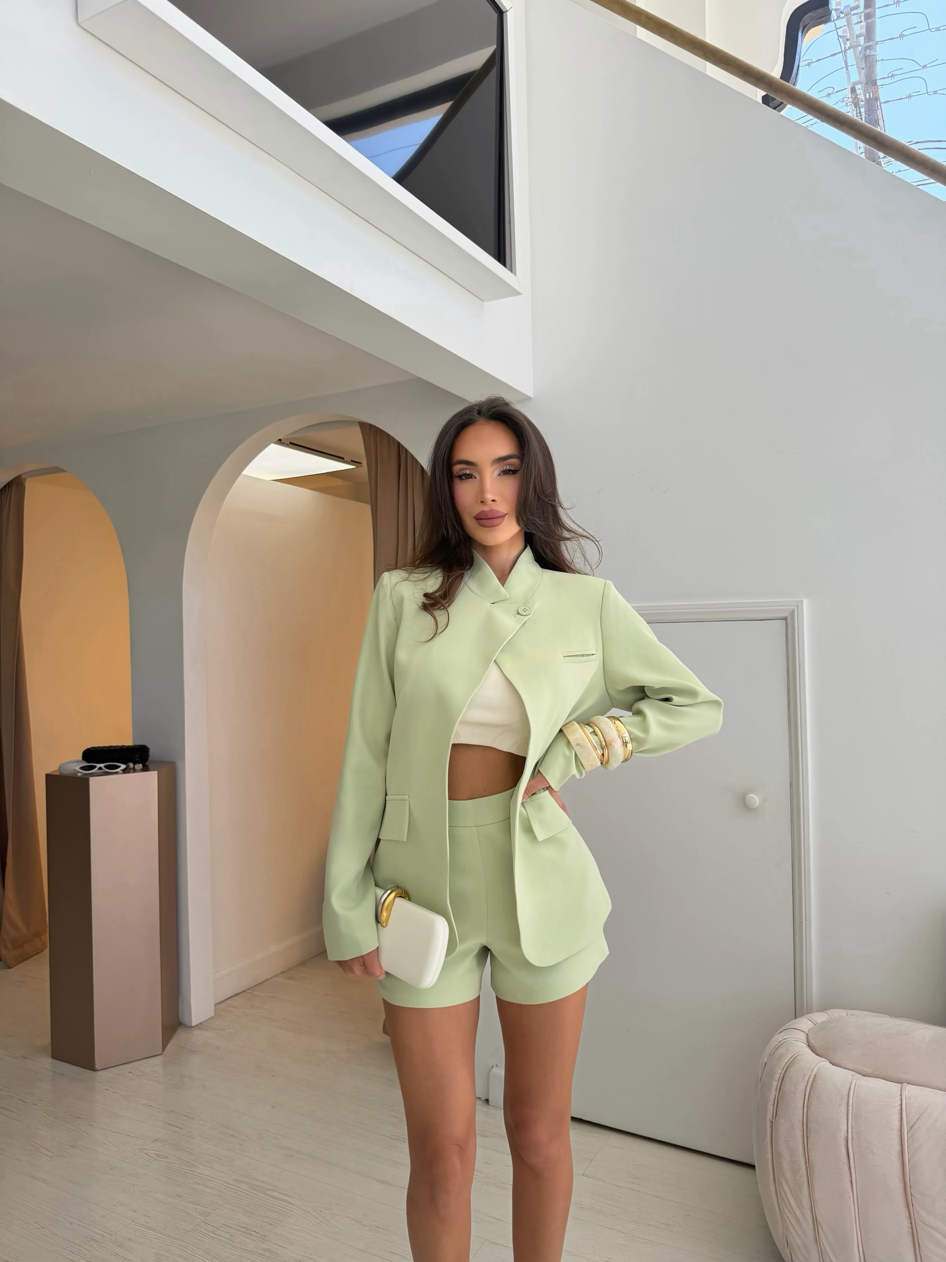 “Tea” blazer and shorts set - Image 3