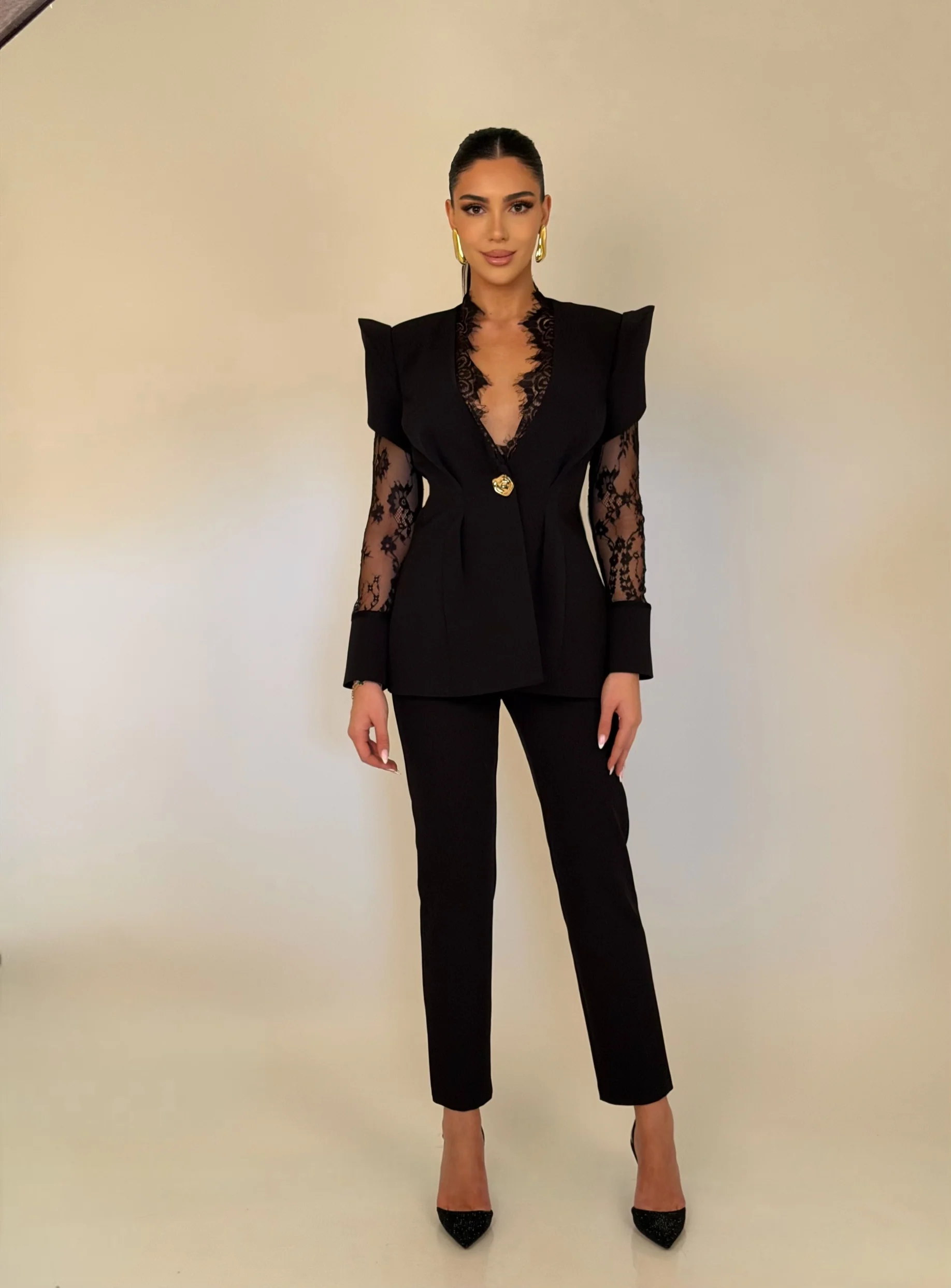 “Vera” lace set in black - Image 2